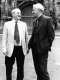 Colin Dexter around time of diagnosis, with actor John Thaw, who played Inspector Morse